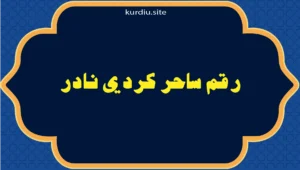 رقم ساحر كردي نادر